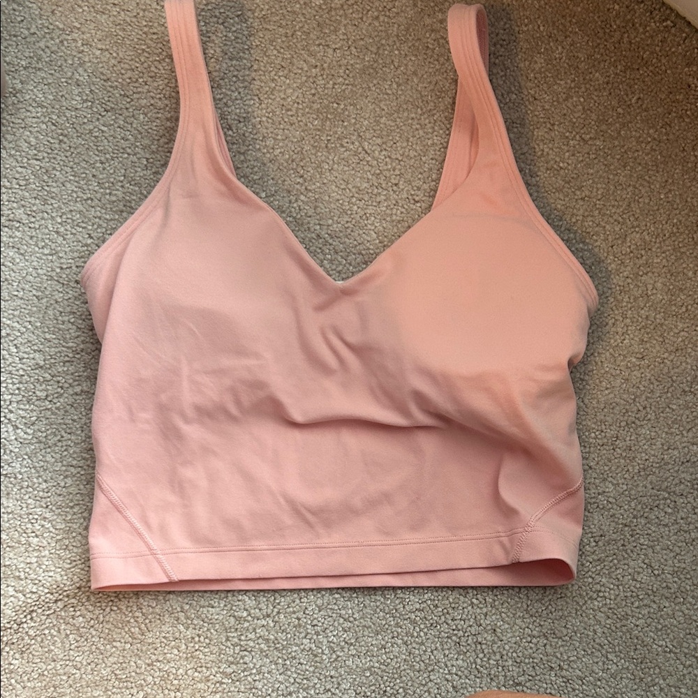 Lululemon Athletica Light Pink Bra Top